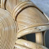 Vivai del sud “flower” rattan coffee table
