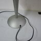 Glass and metal mushroom lamp