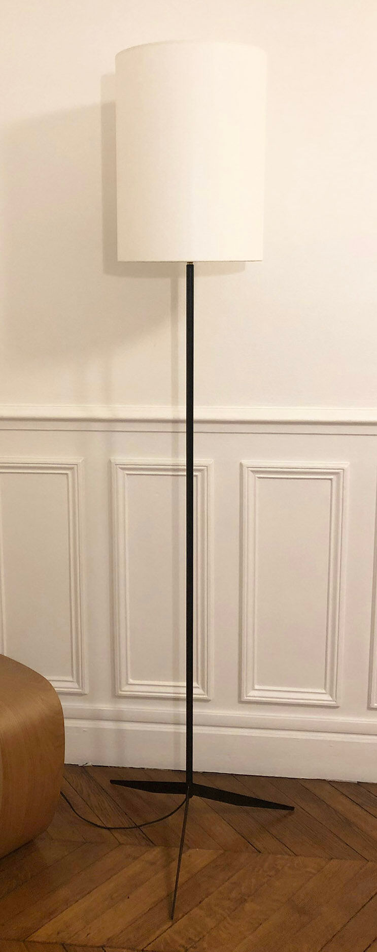 Lampadaire tripode design minimaliste des années 50