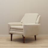 Cream armchair, Danish design, 1970s, production: Denmark