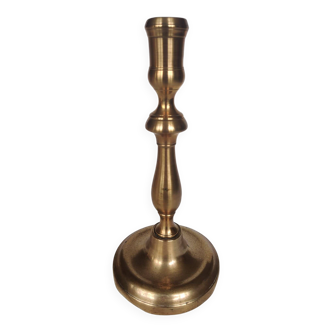 Candlestick candle holder on bronze base