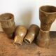 6 mugs in stoneware