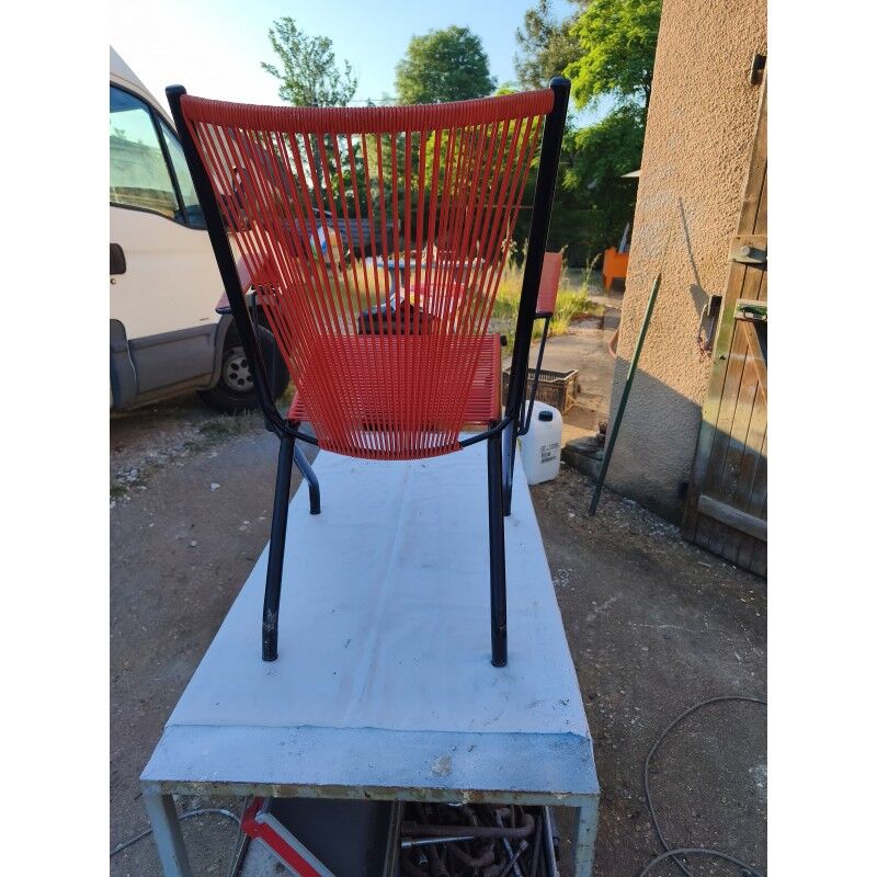 Scoubidou armchair André Monpoix