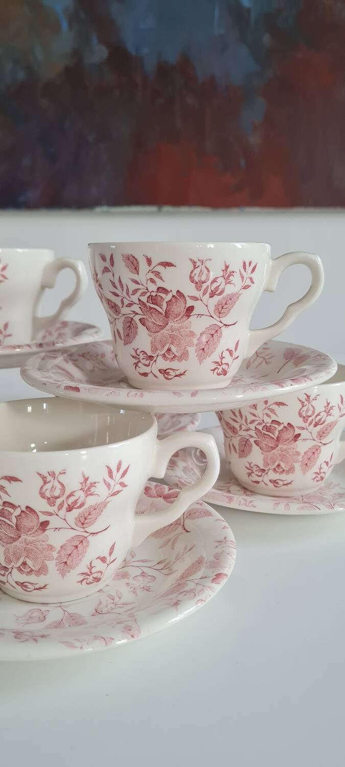 Vintage English earthenware tea service