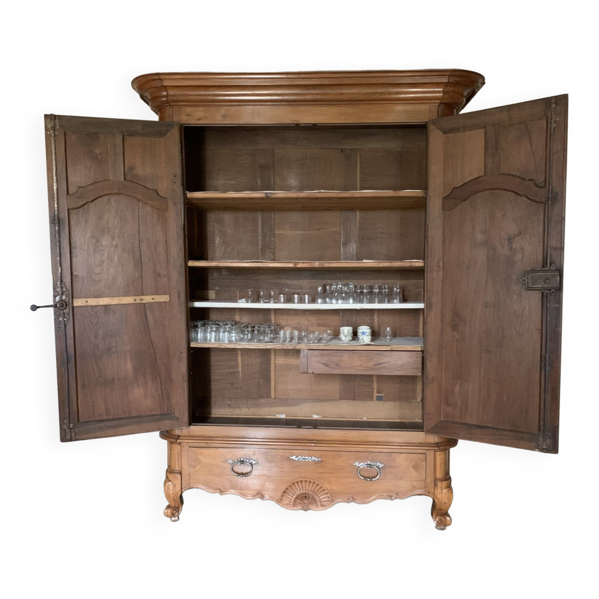 Louis XV cherry cabinet