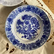 Assiettes Luneville en faïence opaque