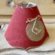 Lampshade linen canvas grapevine