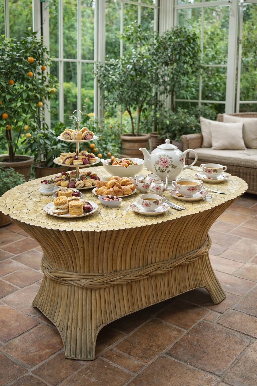 McGuire console table