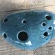 Roller spike flowers, blue-green ceramics