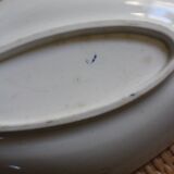 Blue iron earth dish