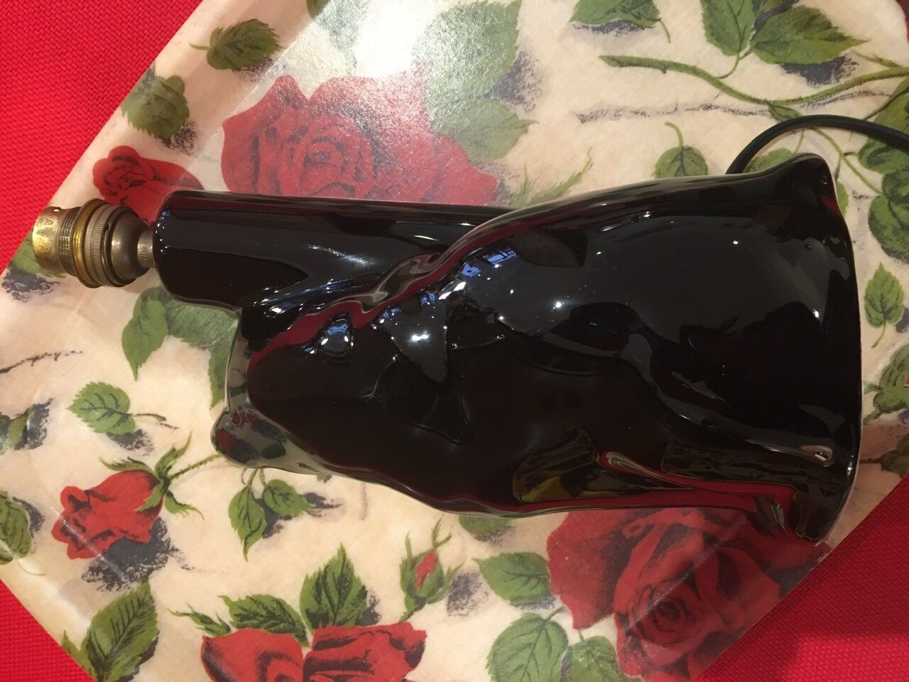 Cat lamp foot from the 80s