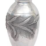 Art Nouveau pewter vase