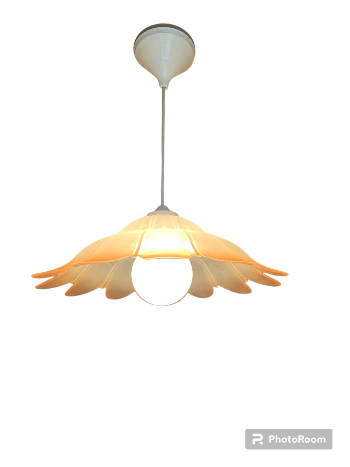 Flower glass chandelier