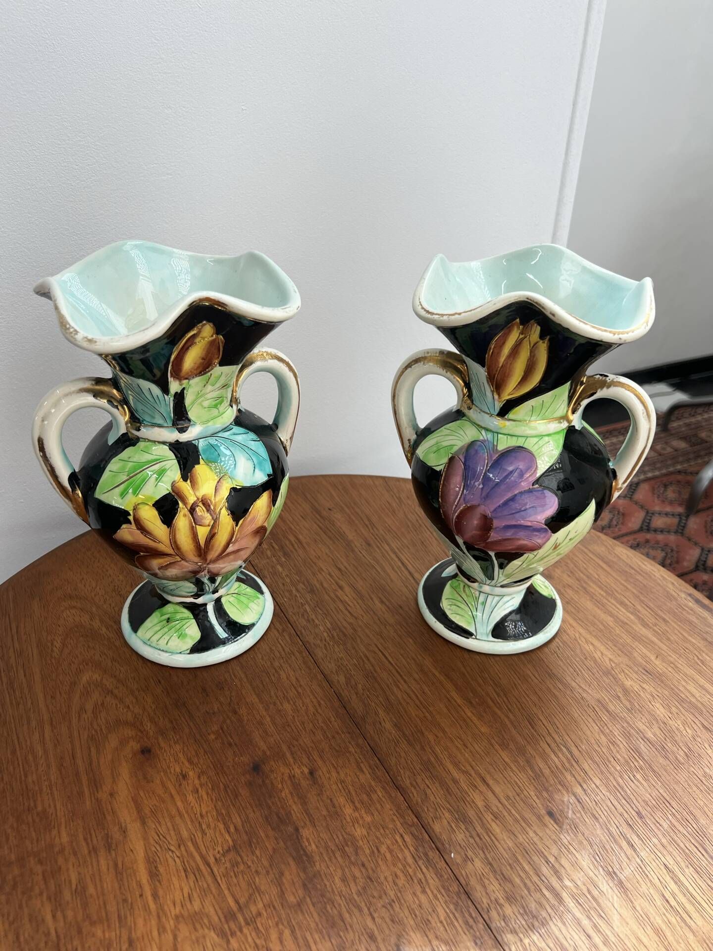 Paire de vases Vallauris 1950