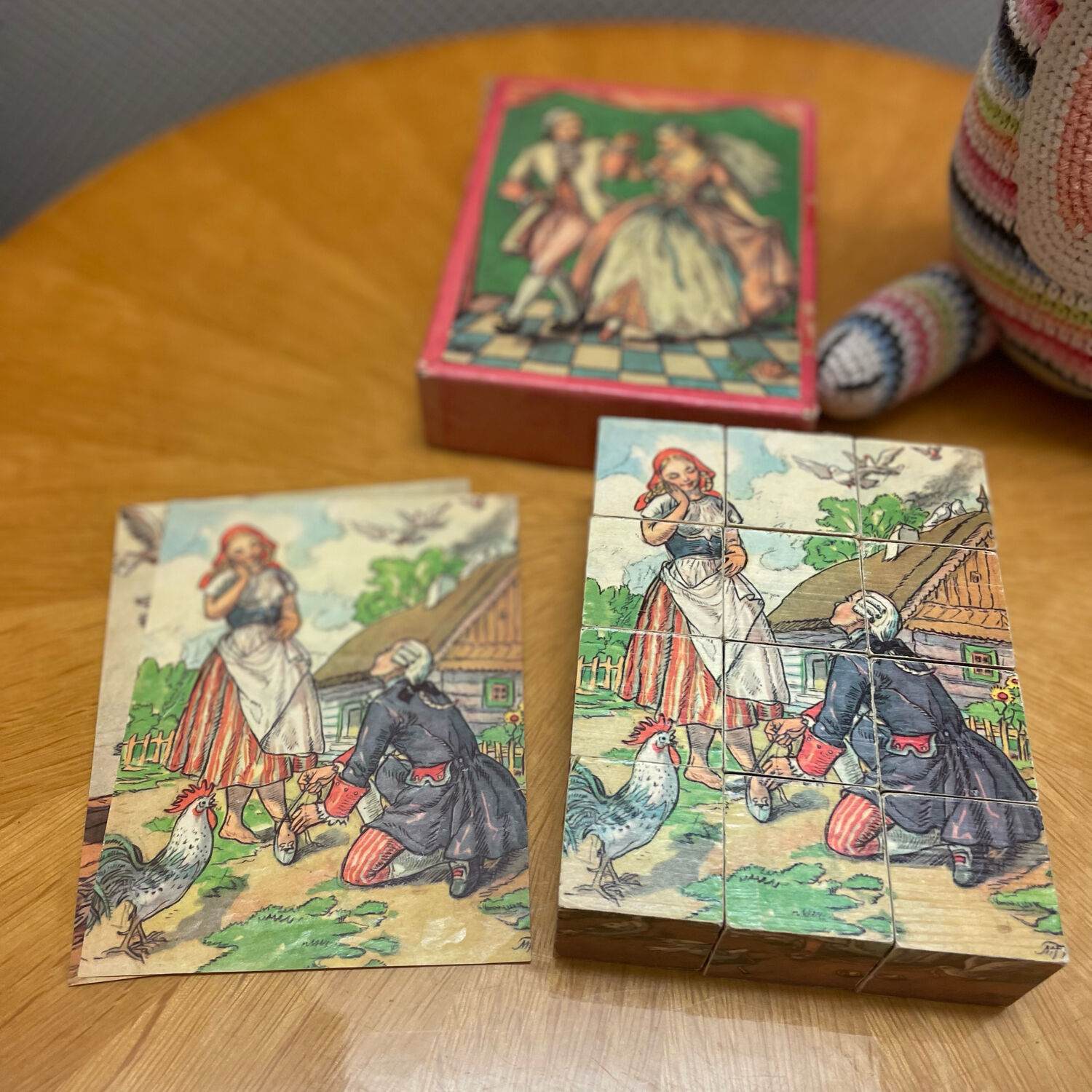 Old wooden toy for children