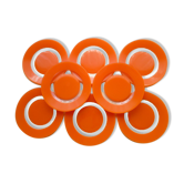 8 Arcoroc tempered glass dessert plates