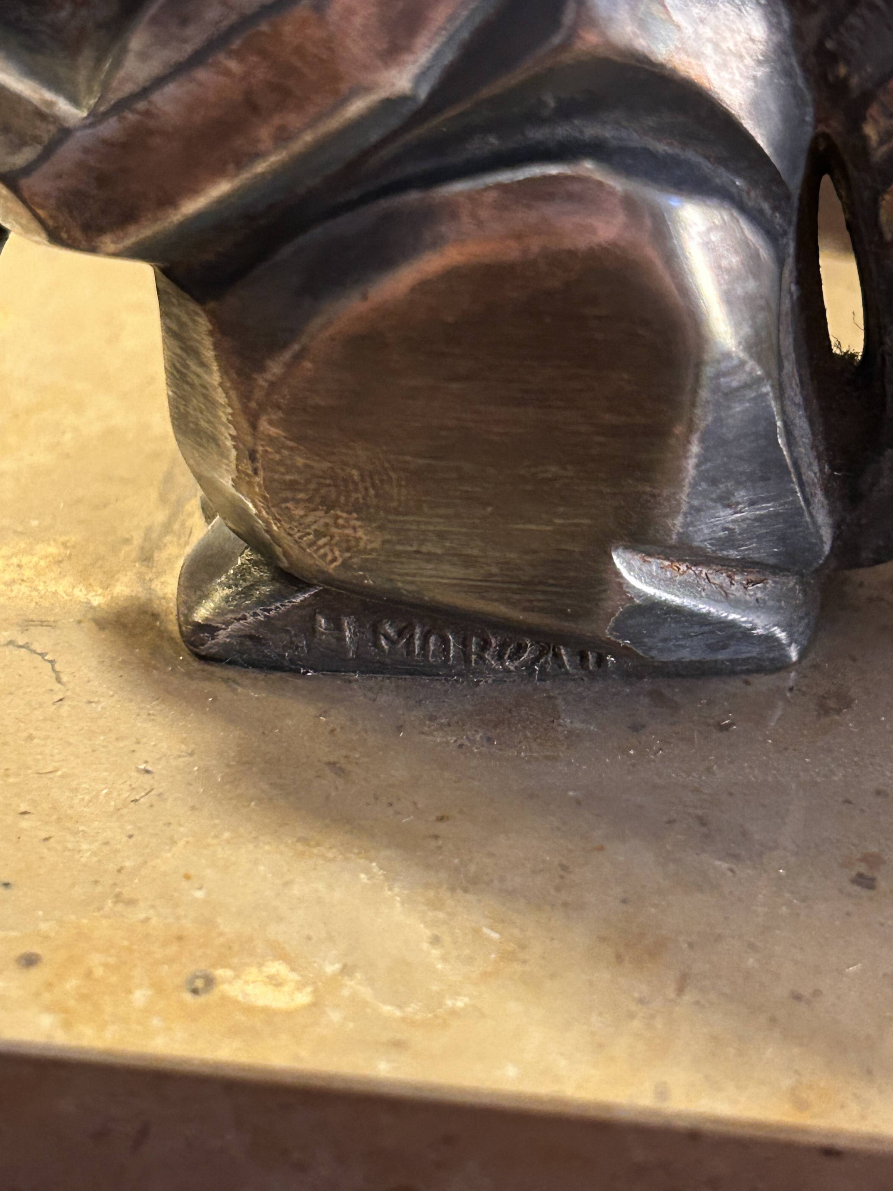 Art Deco bookends H. Moreau 1930