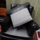 Pair Old black leather chair