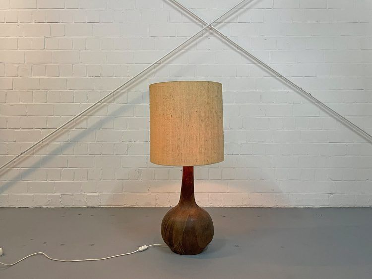 Vintage Italian ceramic floor lamp 60s
