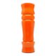 Mid-century modern vase, orange glass, Huta Laura, Poland, 1970s