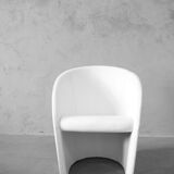 Intervista Leather Armchair by Massimo and Lella Vignelli for Poltrona Frau, 1989.