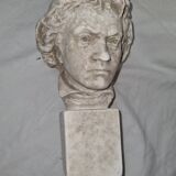 Beethoven's head in plaster