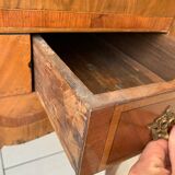 Ancien bureau dos d’âne pente marqueterie