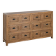 Commode en bois massif 6 tiroirs – campagne chic esprit meuble de métier