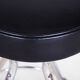 Leather black barstool, made in the 1930s