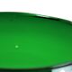 Grand vase en verre vert vintage 'brandy glass' soufflé à la bouche 26cm