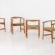 Ensemble de 4 chaises "PP203" par Hans J. Wegner pour PP Møbler