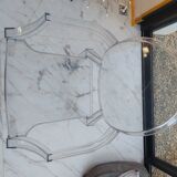 Set of 6 Starck Louis Ghost chairs by Kartell