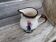 Vintage ceramic milk jug in Breton style, marked Arcachon
