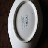 Blue Sarreguemines Vaucluse Ironstone Plate