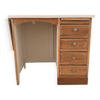 Bureau en chêne revisité