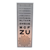 Monoyer visual acuity scale