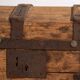 Large antique washed wooden trunk (c.1900) #66