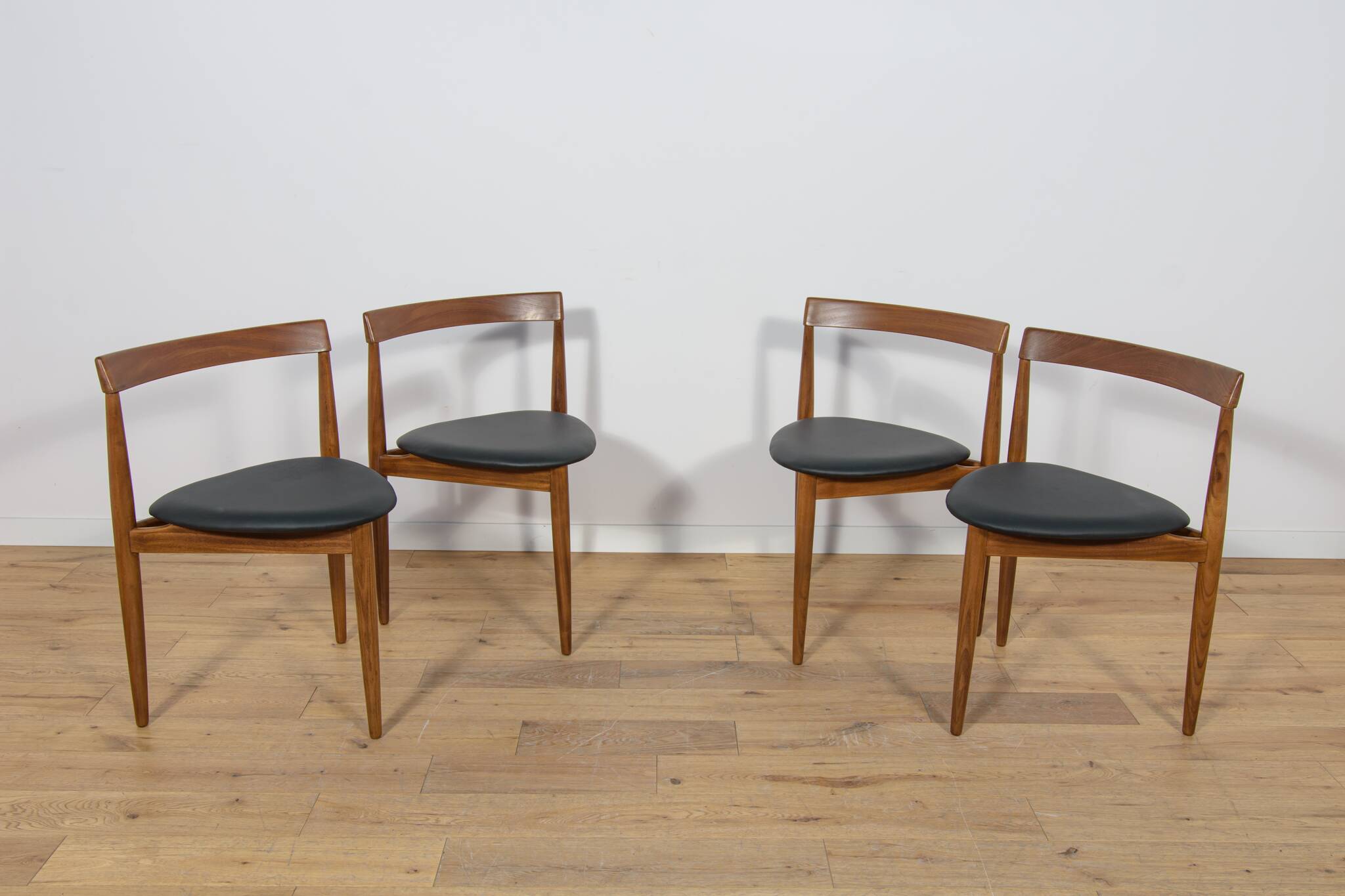 Mid-Century Teak Dining Table and Chairs Set by Hans Olsen for Frem Røjle,