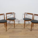 Mid-Century Teak Dining Table and Chairs Set by Hans Olsen for Frem Røjle,