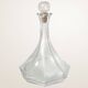 Octagonal glass decanter