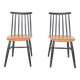 Ensemble de deux chaises à dossier fuseau, Pays-Bas 1960