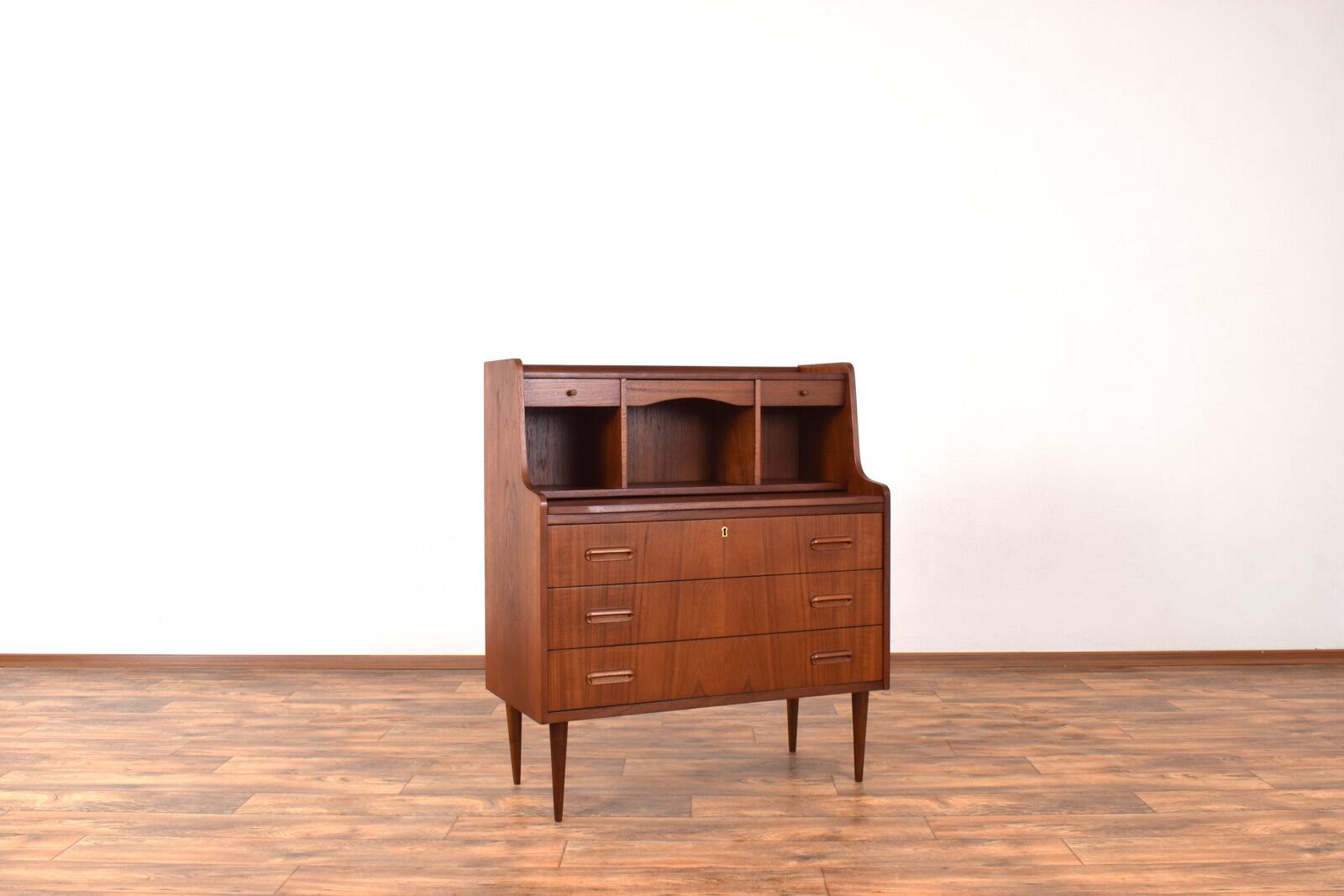 Mid-Century Danish Teak Secretary, 1960s.