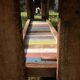 Oak workbench in raw wood