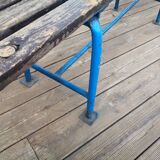 Vintage school locker room bench