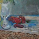 oil on canvas bouquet of flowers