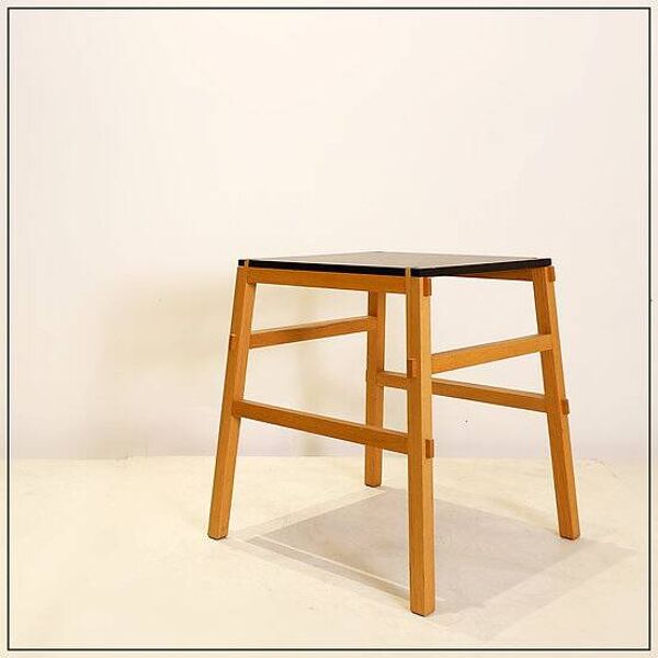 Mortaise'' collection Side table attributed to Yota Kakuda for Ligne Roset