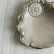 Decorative metal catchall tray