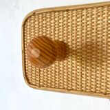 Rattan coat rack and canning