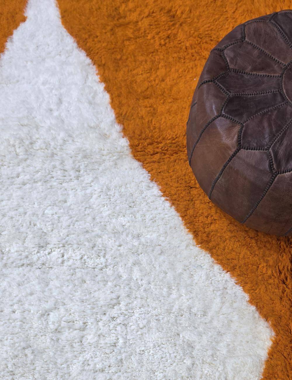 Moroccan Carpet Orange - 300 x 260 cm