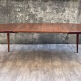 Extendable Scandinavian rosewood table, 1960s
